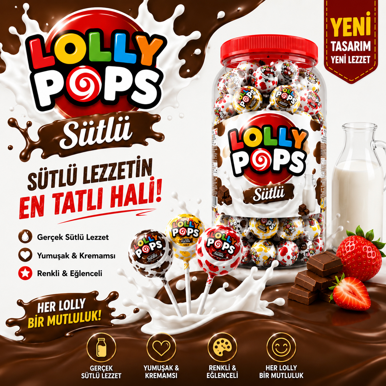 Lolly Pops Sütlü